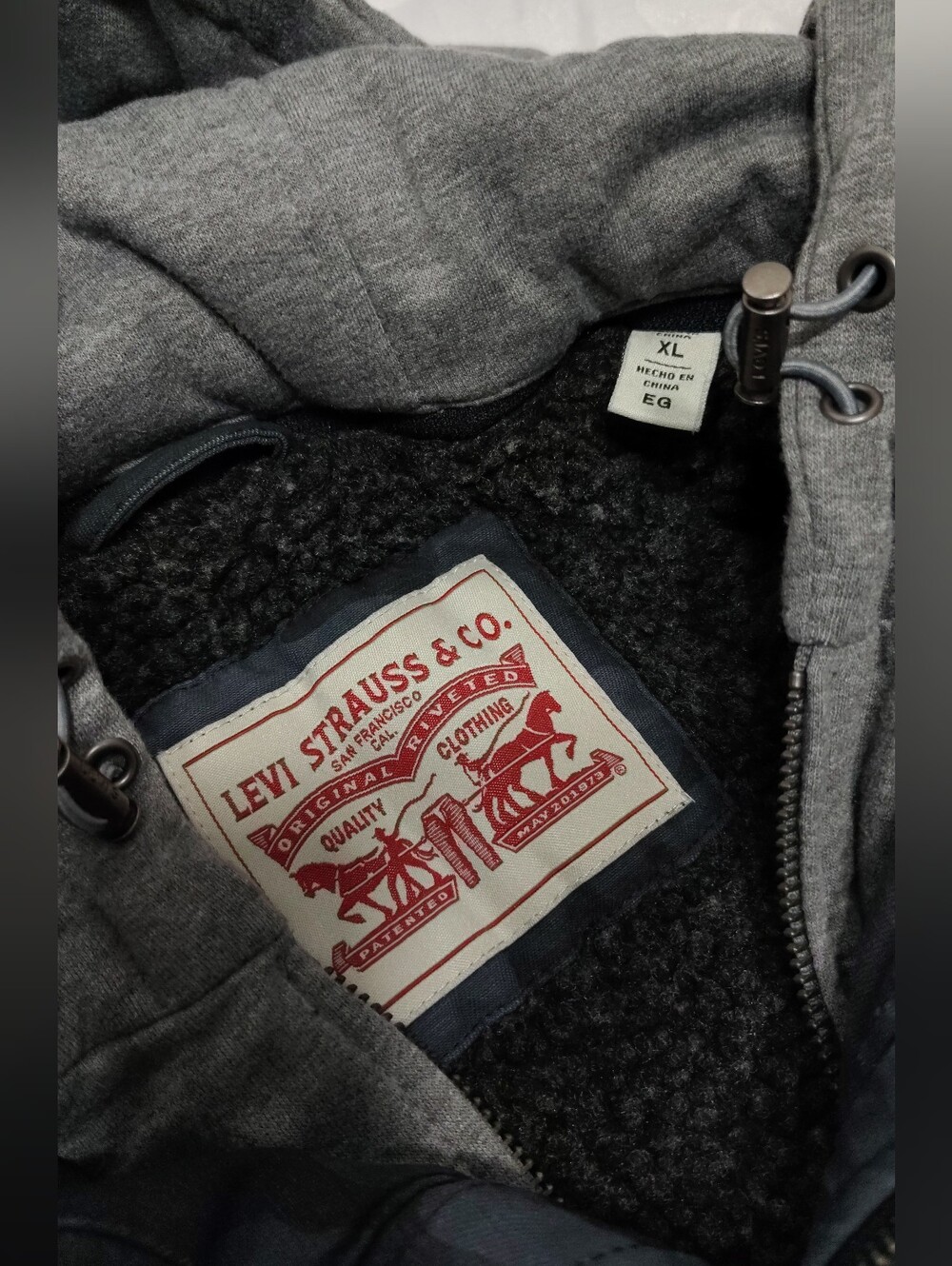 Levi's Hooded Military, Men - XL , Field Jacket Perfect Condition - Picture 11 of 13